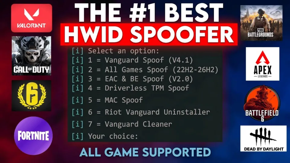 HWID Spoofer, The Ultimate Solution to Get Unbanned in Any Game